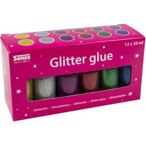 Sense - Glitterlimflasker 12-pak