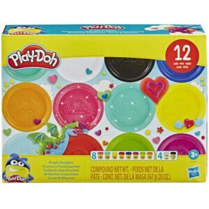 Hasbro Play-Doh Bright Delights 12-Pakke