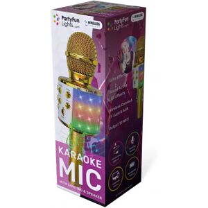 PartyFunLights Europe BV PFL Karaoke Microphone Gold