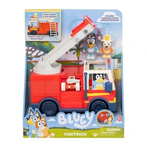 Moose Toys Bluey playset with fire engine