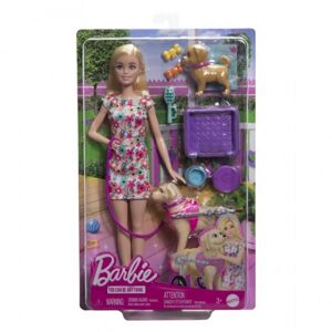 Mattel Barbie Walk and Wheel Pet Playset