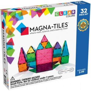 Magna-Tiles - Clear colors - 32 Dele