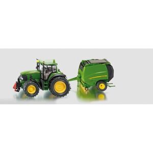 Siku Super - 1665 John Deere Traktor med presser