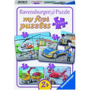 Ravensburger Mit første puslespil - Mine udrykningskøretøjer