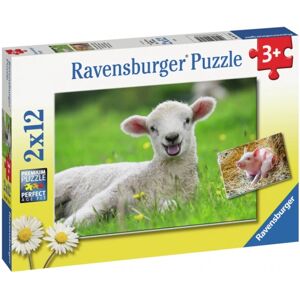 Ravensburger Farm Animal Babies 2x12 Brikker