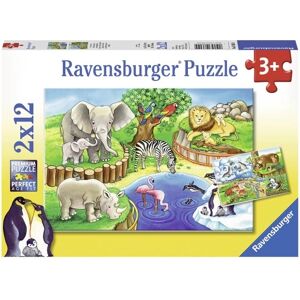 Ravensburger: Animals in the zoo 2x12 brikker