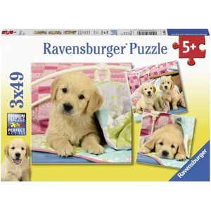 Ravensburger Cute Puppy Dogs 3x49 brikker