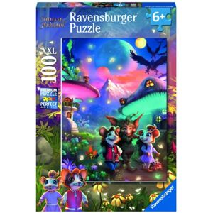 Ravensburger: Musse & Helium: Enchanting Mushroom Town 100 brikker XXL