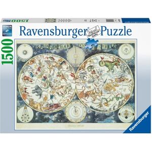 Ravensburger World Map Of Fantastic Beasts 1500 Brikker