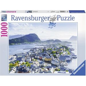 Ravensburger Ålesund in Norwegen 1000 brikker