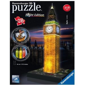 Ravensburger Big Ben Night Edition 3D - 216 Brikker