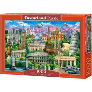 Castorland - Famous Landmarks 1000 Brikker