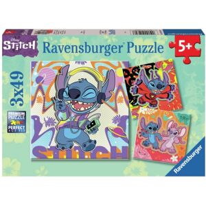 Ravensburger: Disney Stitch 3x49 Brikker