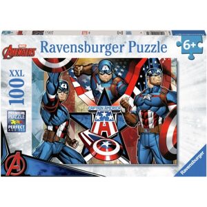 Ravensburger: Marvel Captain America 100 XXL Brikker