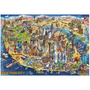 Educa New York Map 500 brikker