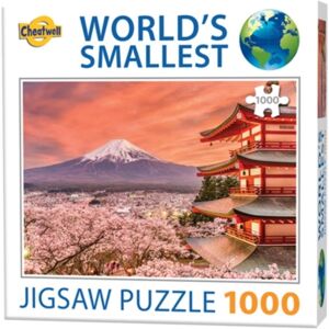 Cheatwell Verdens mindste puslespil: Mount Fuji, Japan 1000 brikker