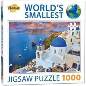 Cheatwell Verdens mindste puslespil: Santorini 1000 brikker