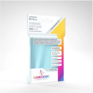 GameGenic Prime Sleeves Clear 64 x 89 mm