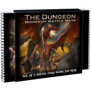 Loke BattleMats Books of Battle Mats - The Dungeon