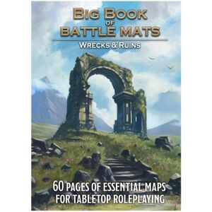 Loke BattleMats Big Book of Battle Mats - Wrecks & Ruins