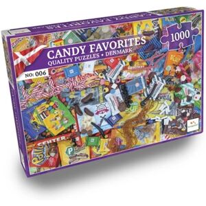 Lautapelit Nordic Puzzles: Candy Favorites 1000 brikker