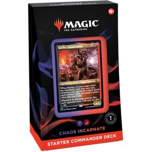 Magic The Gathering Magic: The Gathering - Chaos Incarnate Starter Commander Deck 2022