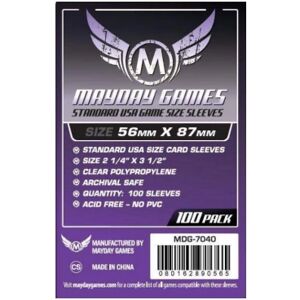 Mayday Games Mayday Sleeves 56 x 87 mm