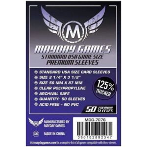 Mayday Games Mayday Sleeves 56 x 87 mm - Premium