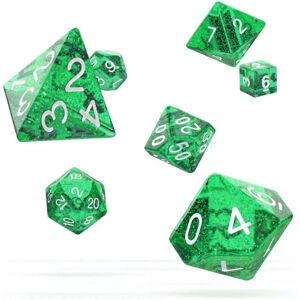 Oakie Doakie Dice RPG Set Speckled - Green 7 pack