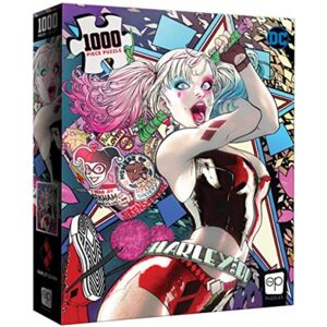 Usaopoly Puslespil: Harley Quinn - Die Laughing 1000 Brikker