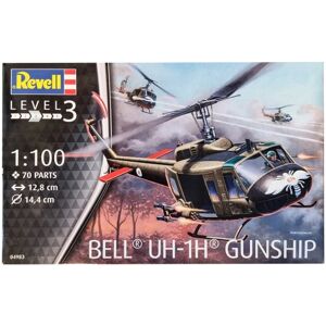 Revell - Bell UH-1H Gunship 1:100 - 70 Pcs