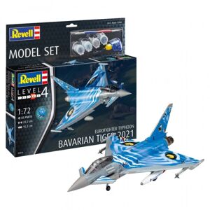 Revell Model Set - Eurofighter Typhoon Bavarian Tiger 2021 1:72 - 85 Bitar