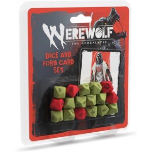 Renegade Game Studio Werewolf: The Apocalypse - Game Dice and Form Card Set