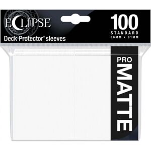 Ultra Pro Eclipse: Matte Deck Protector Sleeves 66 x 91 mm - White