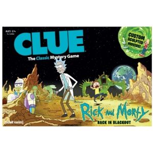 Winning Moves Rick and Morty Cluedo: Back in blackout