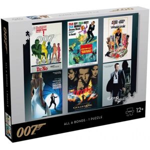 Winning Moves Puslespil: 007 All 6 Bonds - 1 Puzzle 1000 Brikker