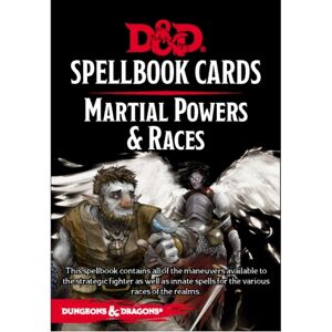 Gale Force Nine Dungeons & Dragons: Spellbook Cards - Martial Powers & Races