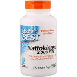 Doctor's Best Nattokinase, 2000 Fus - 270 Vcaps