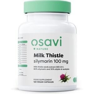 Osavi Marietidsel, Silymarin 100 Mg - 120 Veganske Kapsler