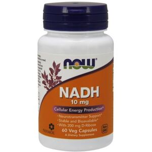 NOW Foods Nadh, 10 Mg - 60 Vegetabilske Kapsler