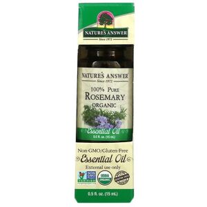 Nature's Answer Økologisk Rosmarin Eterisk Olie - 15 ml Nature's Answer Økologisk Rosmarin Eterisk Olie - 15 ml