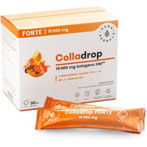 Aura Herbals Colladrop Forte - Marine Kollagen 10000mg - Understøtter Hud, Hår, Negle Aura Herbals Colladrop Forte - Marine Kollagen 10000mg - Understøtter Hud, Hår, Negle