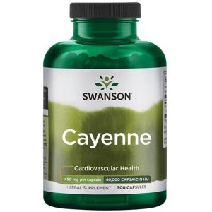 Swanson Cayenne 450mg Kapselfor - Understøtter hjertehelse Swanson Cayenne 450mg Kapselfor - Understøtter hjertehelse