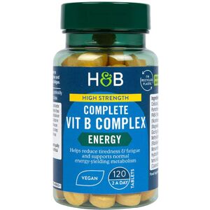 Holland & Barrett Højstyrkekomplet Vit B-kompleks – 120 tabletter Holland & Barrett Højstyrkekomplet Vit B-kompleks – 120 tabletter