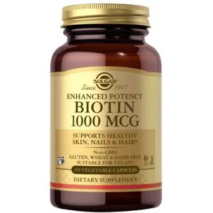 Solgar - Biotin 1000 mcg, 250 kapsler Solgar - Biotin 1000 mcg, 250 kapsler