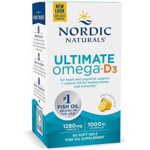 Nordic Naturals Omega-D3 Citron Fiskerolie - Kosttilskud Nordic Naturals Omega-D3 Citron Fiskerolie - Kosttilskud