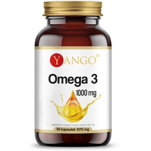 Yango Omega 3 1000 mg - Kosttilskud med Fiskeolie for Hjerte, Hjerne & Syn - 60 Kapsler Yango Omega 3 1000 mg - Kosttilskud med Fiskeolie for Hjerte, Hjerne & Syn - 60 Kapsler