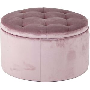 My Home Avignon Puf, Rosa Velour 35 Cm 60 Cm