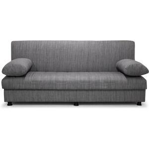 My Home Volta Sovesofa M. 2 Armpuder, Antracit 80 Cm 190 Cm