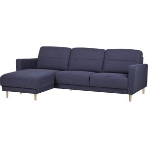 My Home Luna 3 Pers. Sofa Med Chaiselong, Mørkeblå (Vendbar) 80 Cm 218 Cm